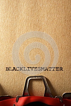 Blacklivesmatter concept view