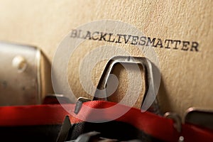 Blacklivesmatter concept view