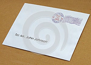 Blackmail for extortion