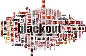 Blackout  word cloud