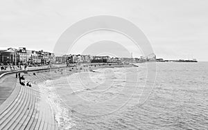 Blackpool beach South promenade