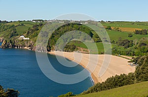 Blackpool Sands Devon England UK near Dartmouth and Slapton Sands