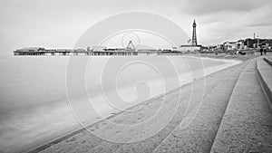 Blackpool Tower and the Central Pier