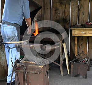 Blacksmith at the Forge