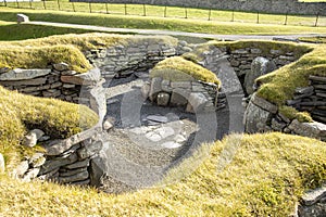 The blacksmith`s house, Jarlshof, Shetland