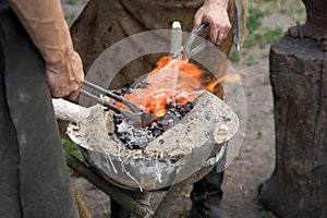 Blacksmith at work