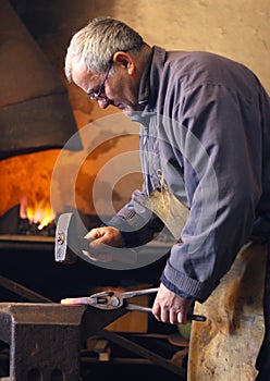 Blacksmith at work