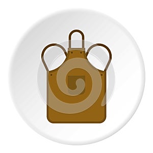 Blacksmiths apron icon circle