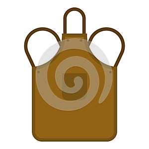 Blacksmiths apron icon isolated