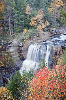 Blackwater Falls in autumn