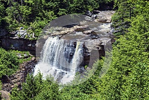 Blackwater Falls at Blackwater Falls State Park in West Virginia