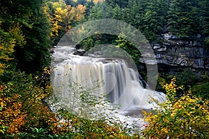 Blackwater Falls, West Virginia, in Autumn