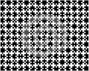 Blackwhite honeycombs , seamless pattern