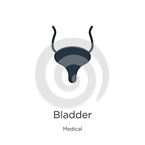 Bladder icon vector. Trendy flat bladder icon from medical collection isolated on white background. Vector illustration can be