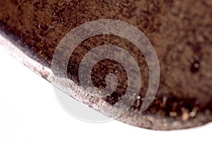 Blade of a big machete isolated