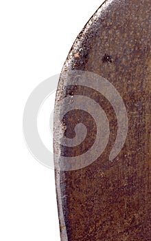 Blade of a big machete isolated