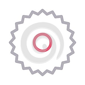 Blade colour line vector  icon