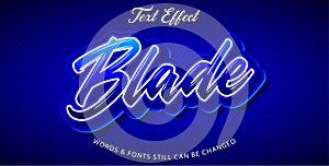 blade editable text effect style