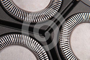 The blade head of the electric shaver