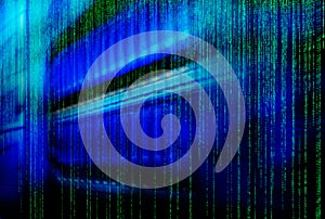 Blade server is a close-up in a series of supercomputers