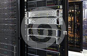 Blade server equipment rack in big data center