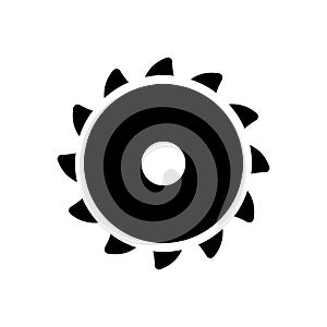 Blade vector glyph flat icon