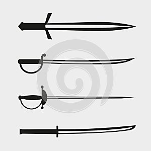 bladed weapons set