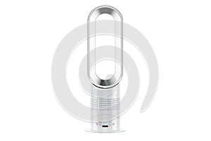 Bladeless air fan, 3D rendering photo