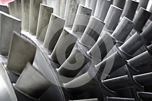 Blades of a Jet Engine photo