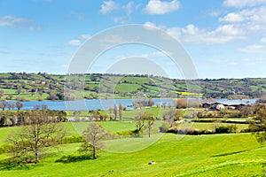 Blagdon Lake Somerset Somerset England UK south of Bristol