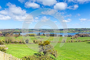 Blagdon Lake Somerset Somerset England UK south of Bristol