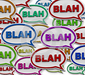 Blah - Speech Bubble Background