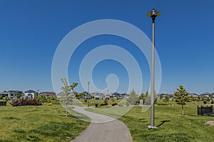 Blair Nelson Park in the city of Saskatoon, Canada