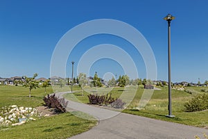 Blair Nelson Park in the city of Saskatoon, Canada