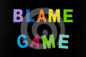 Blame game accusation fault accuse condemn charge guilt photo