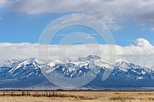 Blanca Peak in the Sangre De Cristo Mountains of Colorado photo