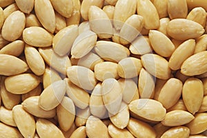 Blanched Almonds Background