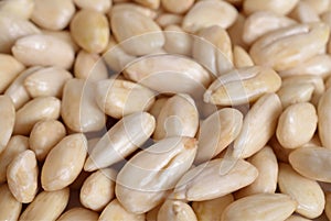 Blanched almonds photo