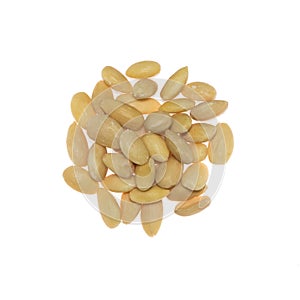 Blanched almonds photo