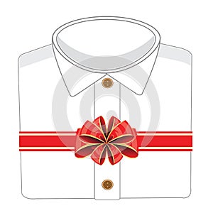 Blanching shirt in gift