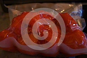 Blanching Whole Tomatoes Shrink Wrapped