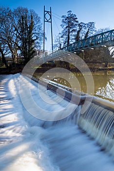 Blandfod Forum weir long exposure