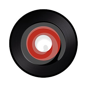 Blank 45 vinly record