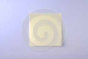 Blank adhesive note