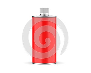 Blank aerosol spray can template.