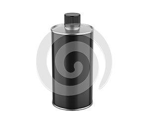 Blank aerosol spray can template.