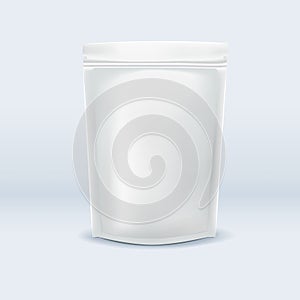 Blank aluminum foil bag package