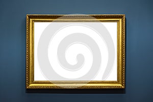 Blank Art Museum Isolated Painting Frame Decoration Indoors Wall