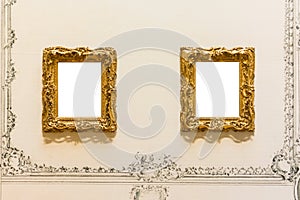 Blank Art Museum Isolated Painting Frame Decoration Indoors Wall