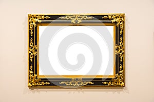 Blank Art Museum Isolated Painting Frame Decoration Indoors Wall